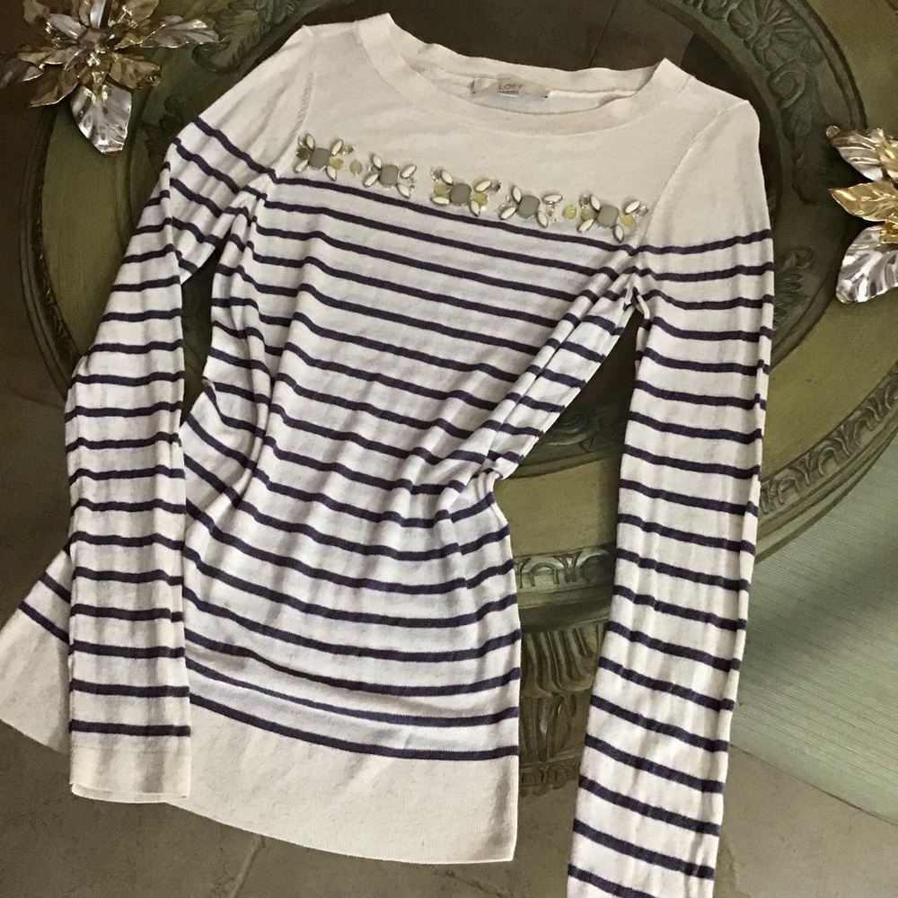 Loft Linen Long Sleeve Top